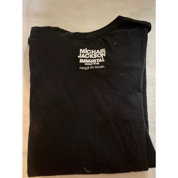 Michael Jackson Immortal World Tour Cirque du Soleil‎ Black T-Shirt - Picture 5 of 5